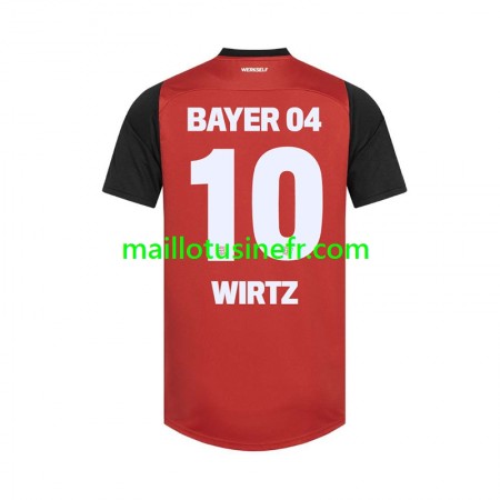Maillot de Foot Bayer 04 Leverkusen Florian Wirtz 10 Domicile 2024-25 Maillot de Foot Bayer 04 Leverkusen Florian Wirtz 10 Domicile 2024-25